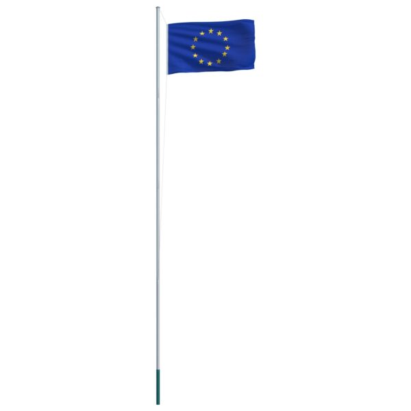 Buum24 Euroopa Liidu lipp ja lipumast, alumiinium, 6,2 m