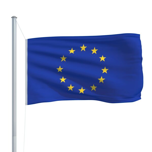 Buum24 Euroopa Liidu lipp ja lipumast, alumiinium, 6,2 m
