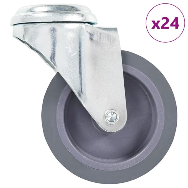 Poldiaukudega Pöörlevad Rattad, 4 Tk, 75 Mm - Image 8