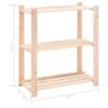 3-Korruselised Hoiuriiulid, 5 Tk, 80X38X90 Cm Männipuit 150 Kg - Image 8
