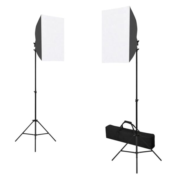 Fotostuudiokomplekt Valgustuse, Taustapildi Ja Reflektoriga - Image 2