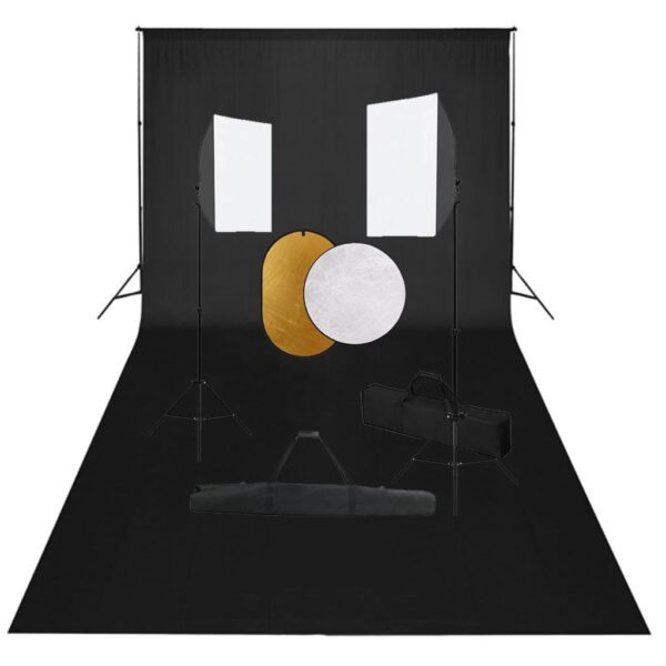 Fotostuudiokomplekt Valgustuse, Taustapildi Ja Reflektoriga - Image 13