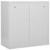 Lukustatav Hoiukapp, , 90X45X92,5 Cm, Teras Helehall Ja Punane - Image 4