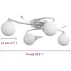Laelamp Ümmarguste Klaaskuplitega 4 G9 Led-Pirnile - Image 6