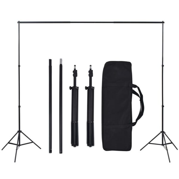 Fotostuudio Komplekt Valgustuse, Taustapildi Ja Reflektoriga - Image 11