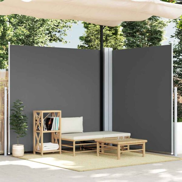 Lahtitõmmatav Külgsein Antratsiithall 200 X 600 Cm