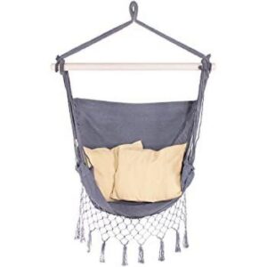 Riputatav võrkkiik-tool patjadega 130 x 100cm max 150kg. ✨Viimane laos!