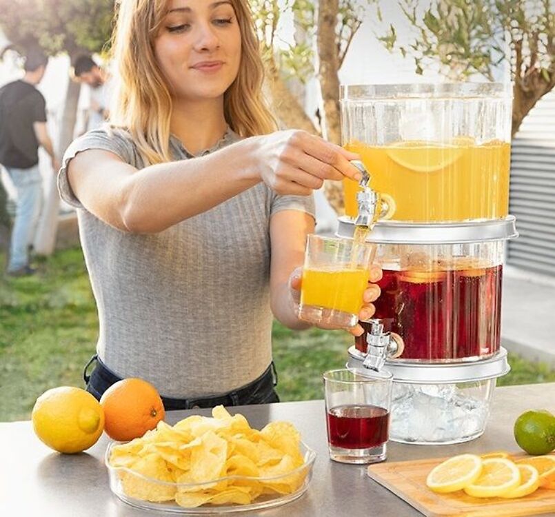 Topelt joogijaotur kraani, jääkambrite ja suupiste alusega. ✨Viimane laos! - Image 5