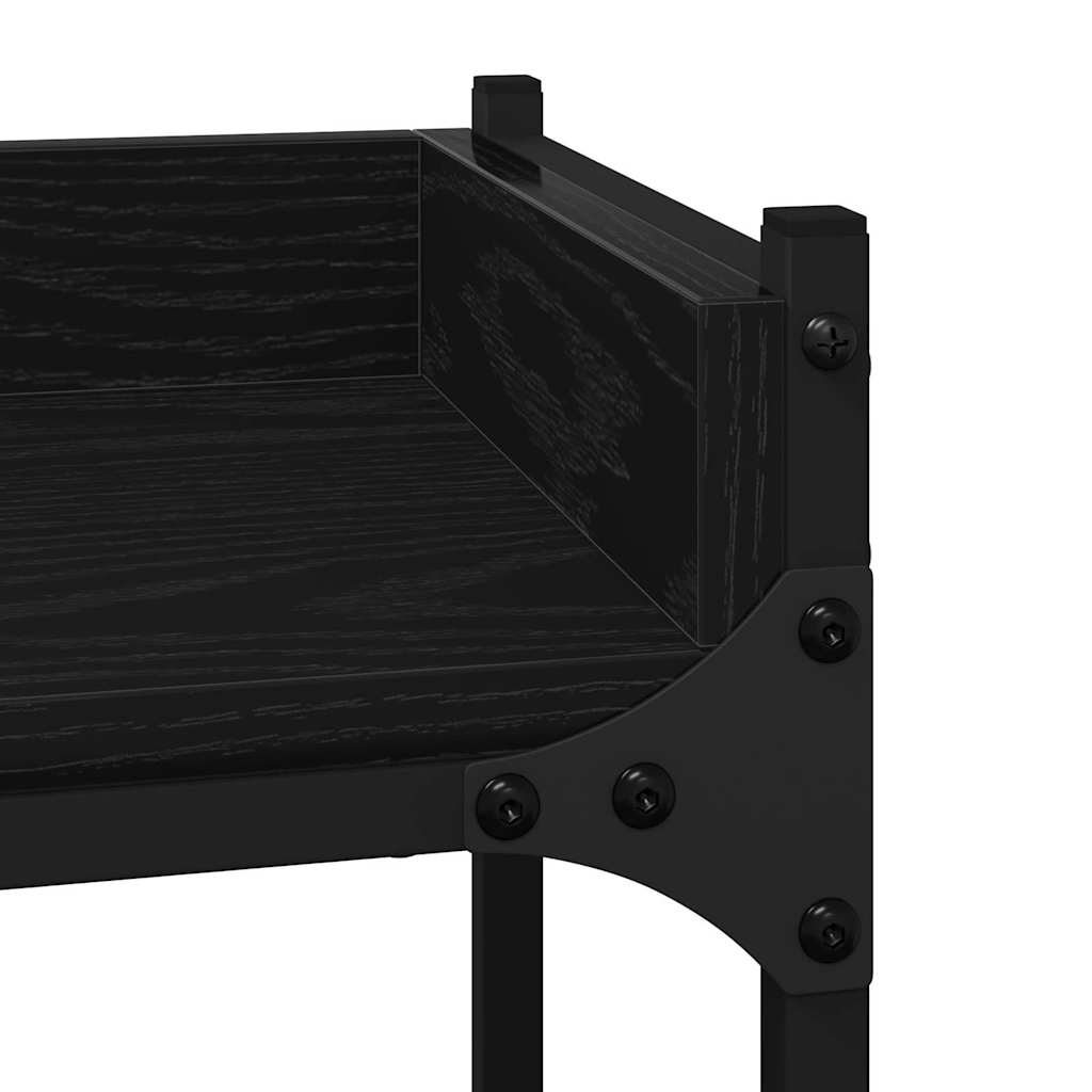 Pesumasina Riiul Riiuliga Must 0Ak 67 X 25 X 163 Cm Tehispuit - Image 8