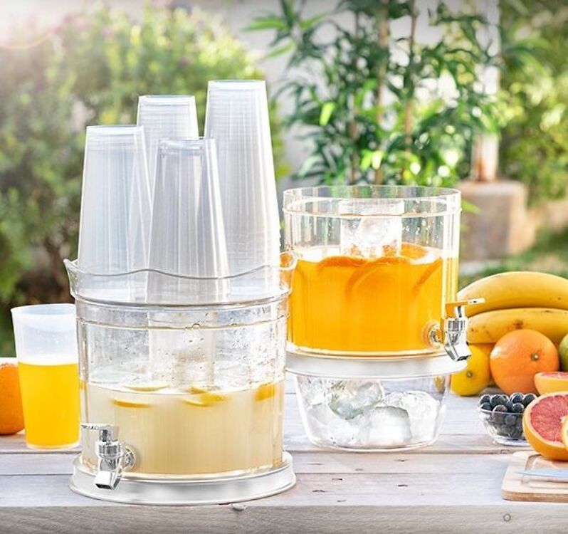 Topelt joogijaotur kraani, jääkambrite ja suupiste alusega. ✨Viimane laos! - Image 3