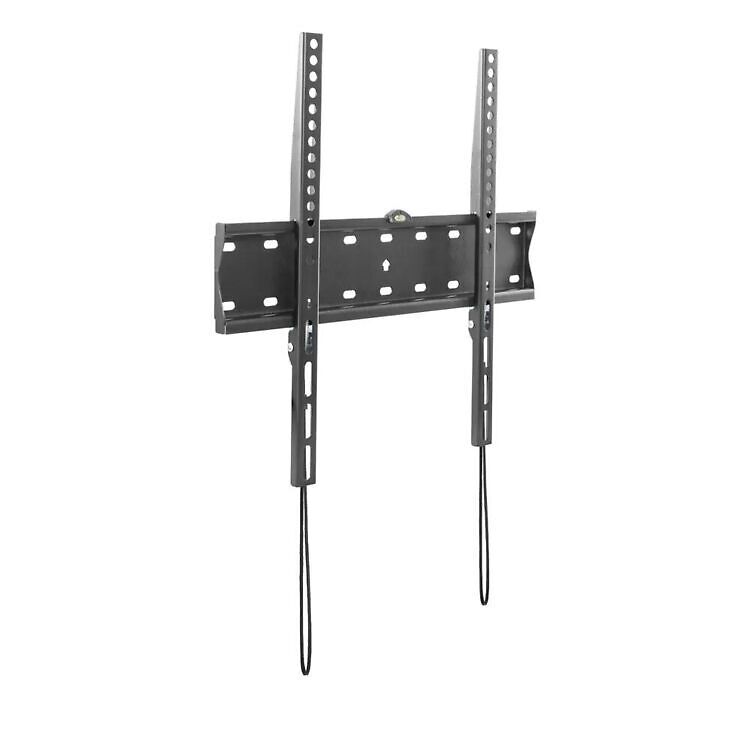 Automaatselt sulguv vedrulukk tagab teleri kindla hoidikus püsimise. Integreeritud vesiloodile väga hõlpsalt paigaldatav. • Sobib enamikele 32-65″ teleritele • 