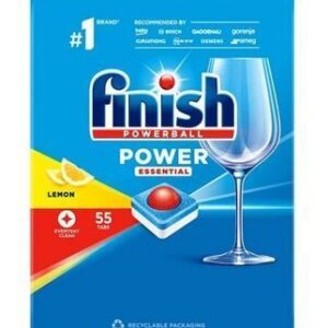NÕUDEPESUTABLETID FINISH POWER ESSENTIAL LEMON 55TK