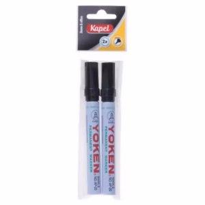 Kapel Office&Home Yoken veekindel must marker, komplektis 2 tk.
