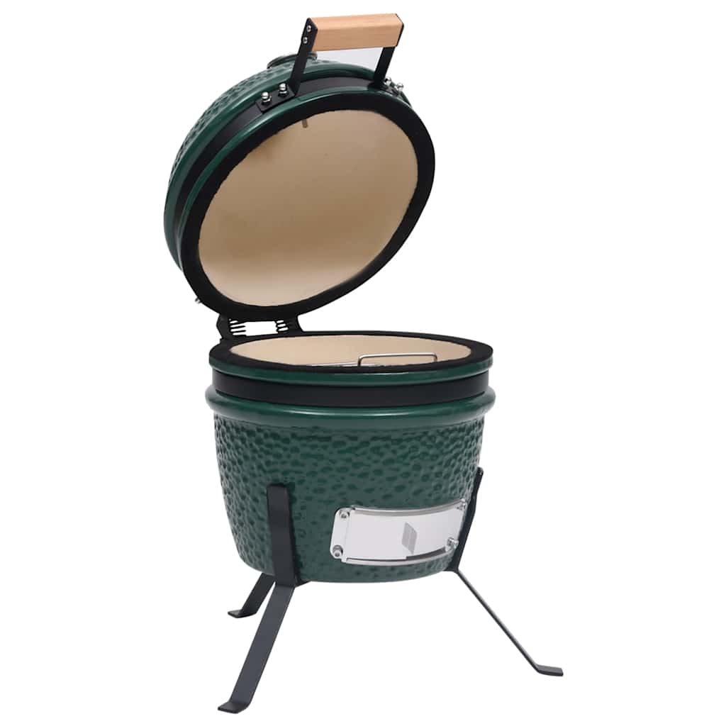 Kaks Ühes Kamado Grill-Suitsuahi keraamiline 56 cm, - Image 4