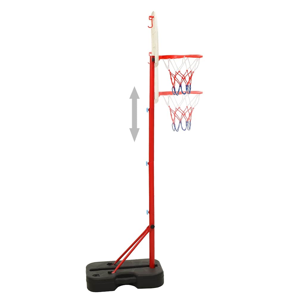 Kaasaskantav reguleeritav korvpallikomplekt lastele 138,5–166 cm – korvpallikorv koos palli ja pumbaga - Image 3