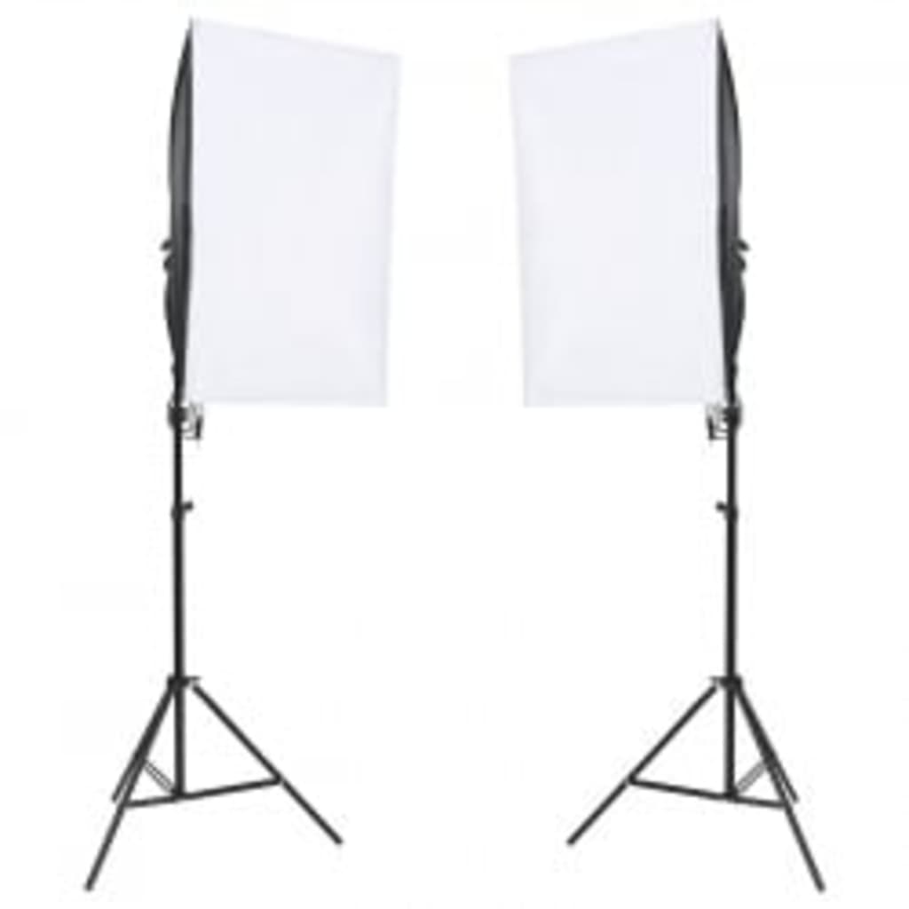 Fotostuudio komplekt 2 softboxi, 5 tausta ja reflektoritega - Pilt 2