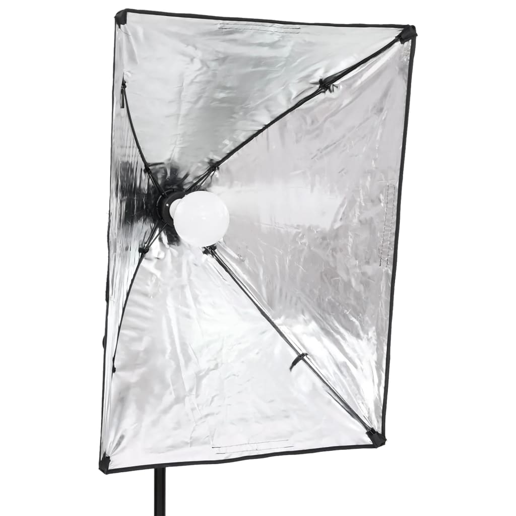 Fotostuudio komplekt 2 softboxi, 5 tausta ja reflektoritega - Pilt 4