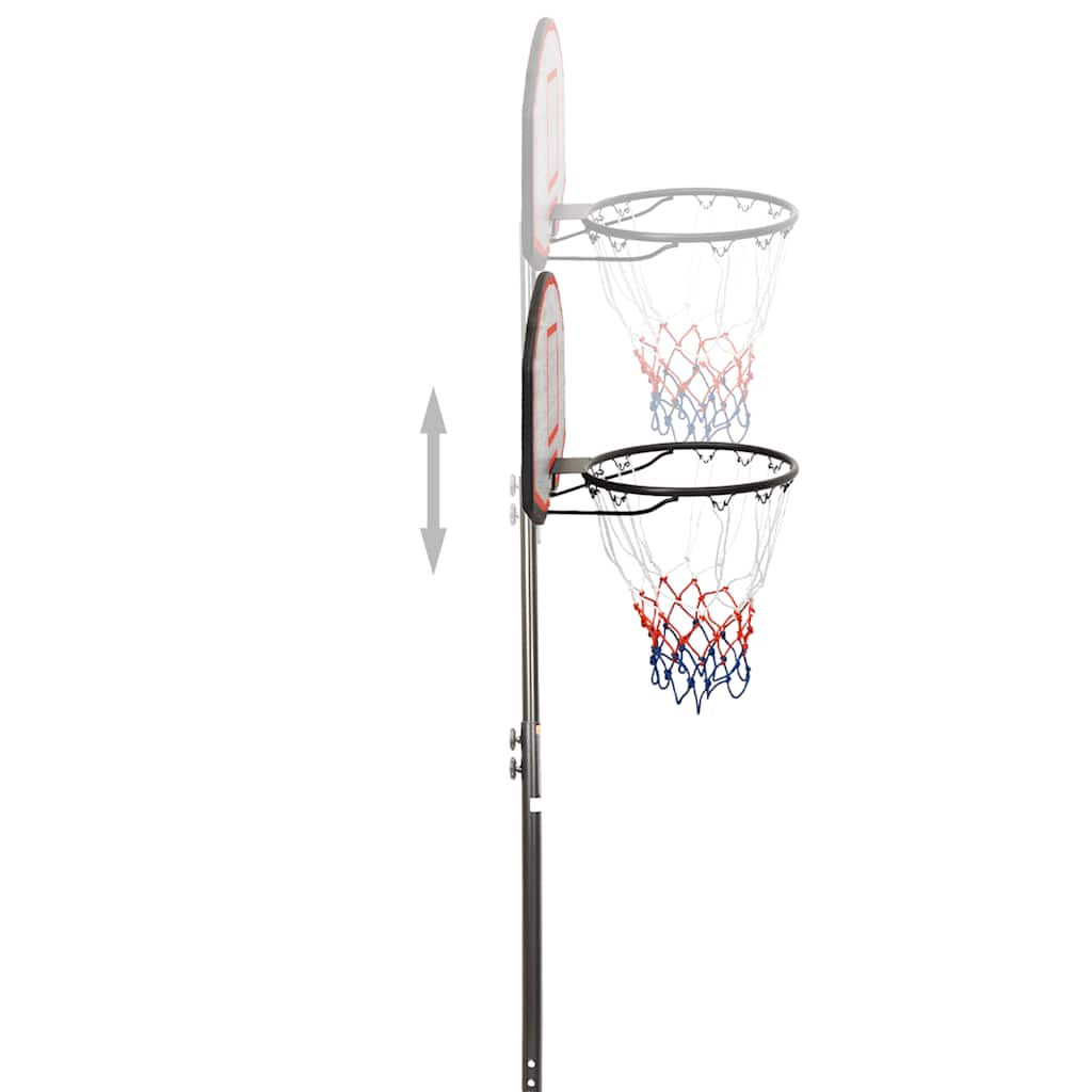 Reguleeritav korvpallikorv jalaga 216–250 cm, Polüetüleenist korvpallilaud - Image 8