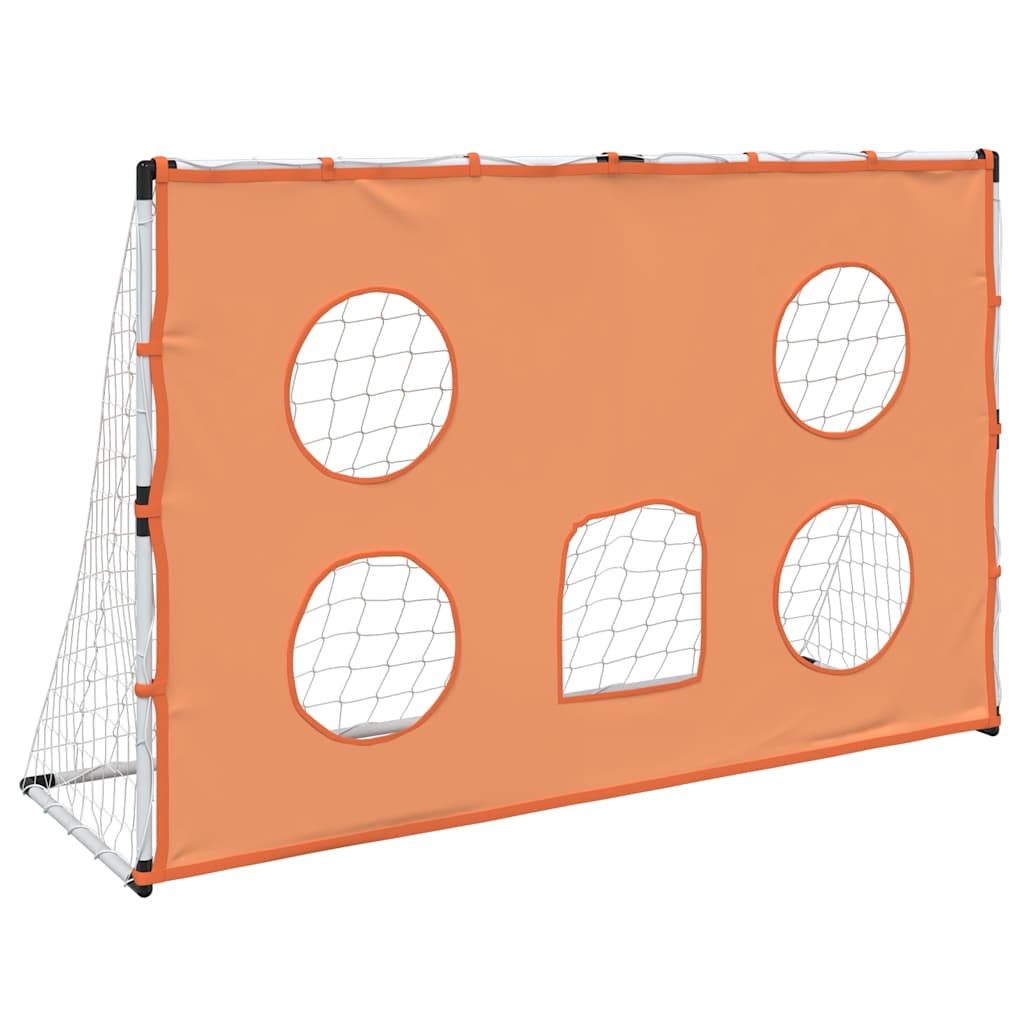 Laste jalgpallivärav täpsusseina, palli ja pumbaga 182 cm - Image 4