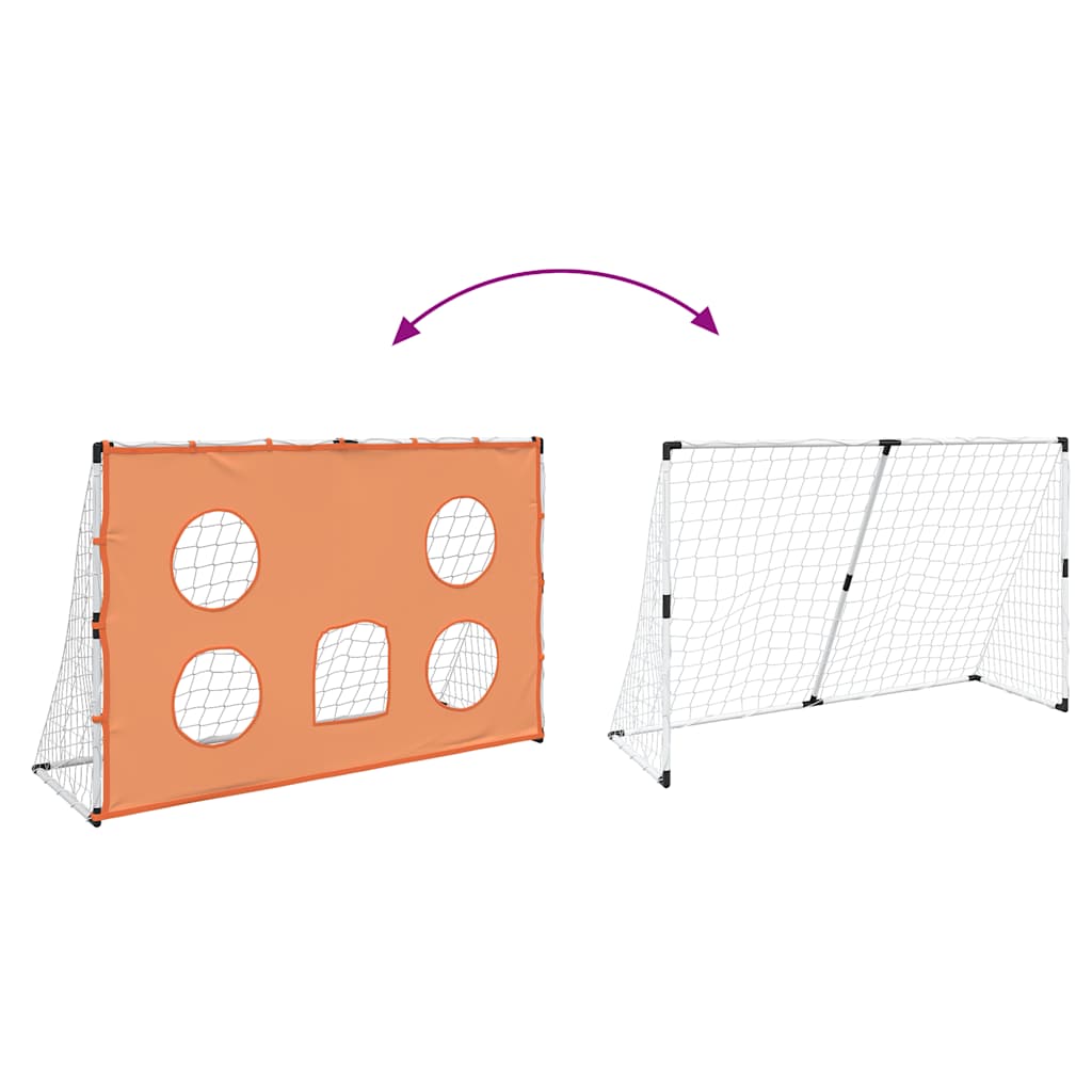 Laste jalgpallivärav täpsusseina, palli ja pumbaga 182 cm - Image 8