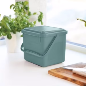 Biojäätmete prügikast kaanega 4,5 L