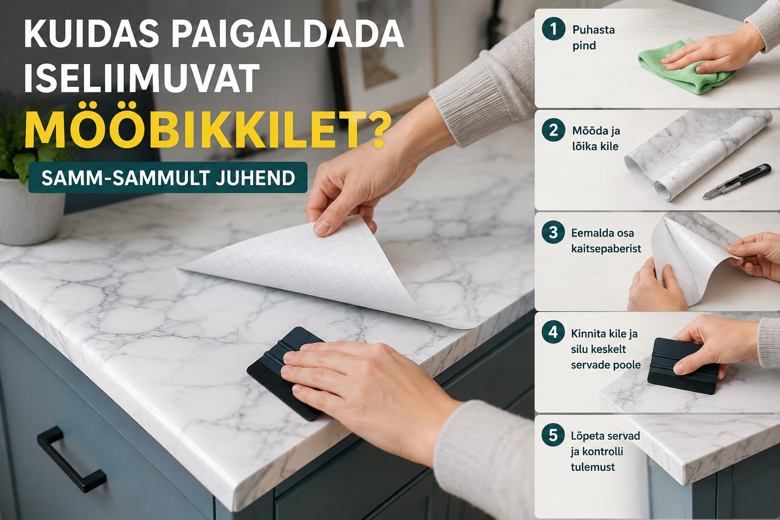 Iseliimuva mööblikile paigaldamine mööblile