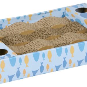 Kassi kraapimislaud kahe mängupalliga 35 × 22 × 6 cm.