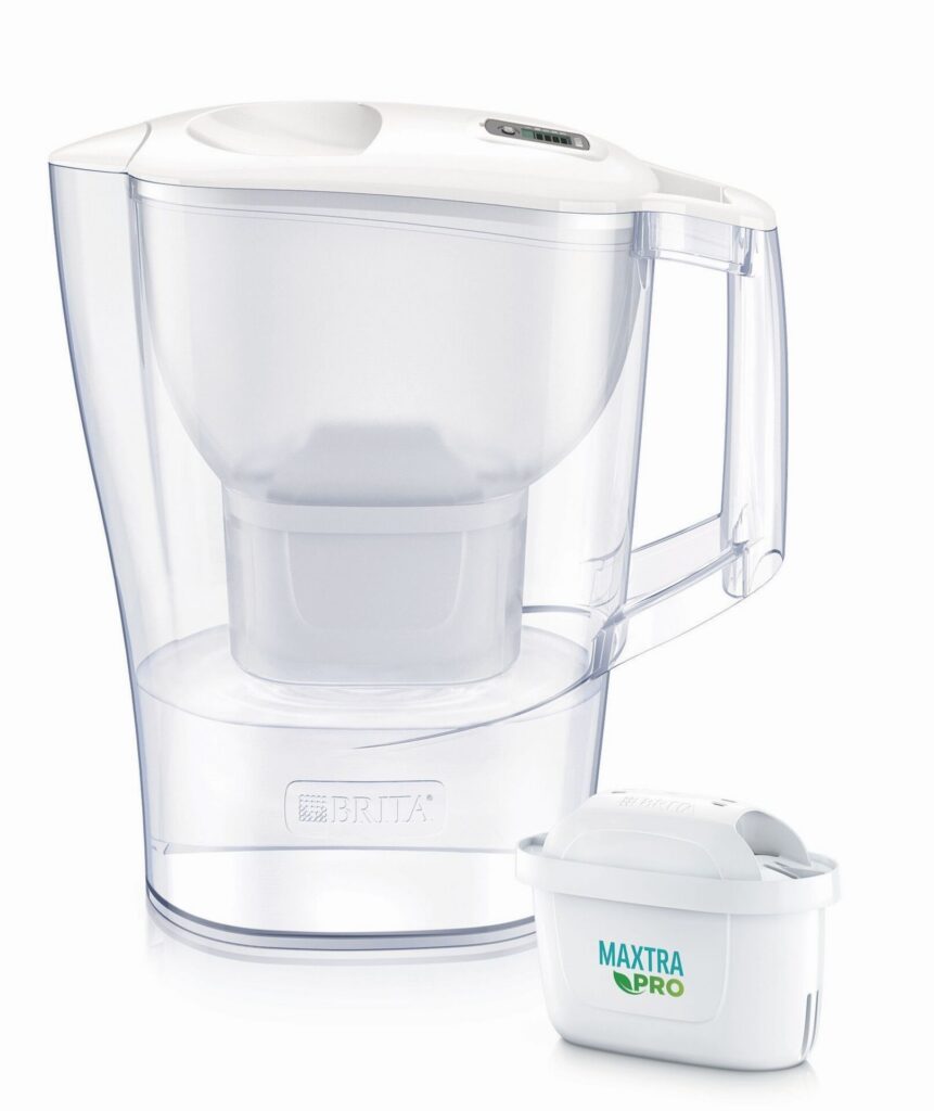 BRITA Aluna veefilterkann 2,4 L + MAXTRA PRO filter, valge