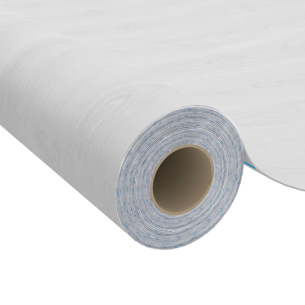 Iseliimuv mööblikile puiduimitatsiooniga, valge puit, 500 × 90 cm - Pilt 4