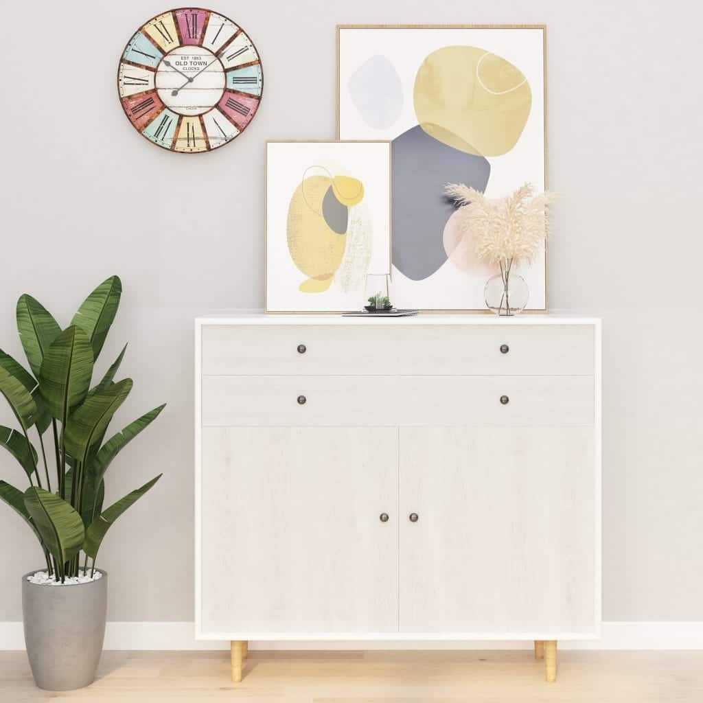 Iseliimuv mööblikile valge puiduimitatsiooniga 500 × 90 cm