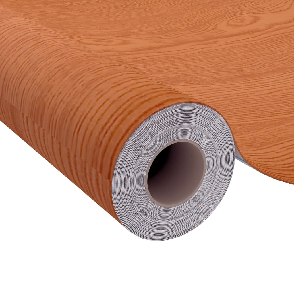 Iseliimuv mööblikile puiduimitatsiooniga, tamm, 500 × 90 cm - Pilt 4