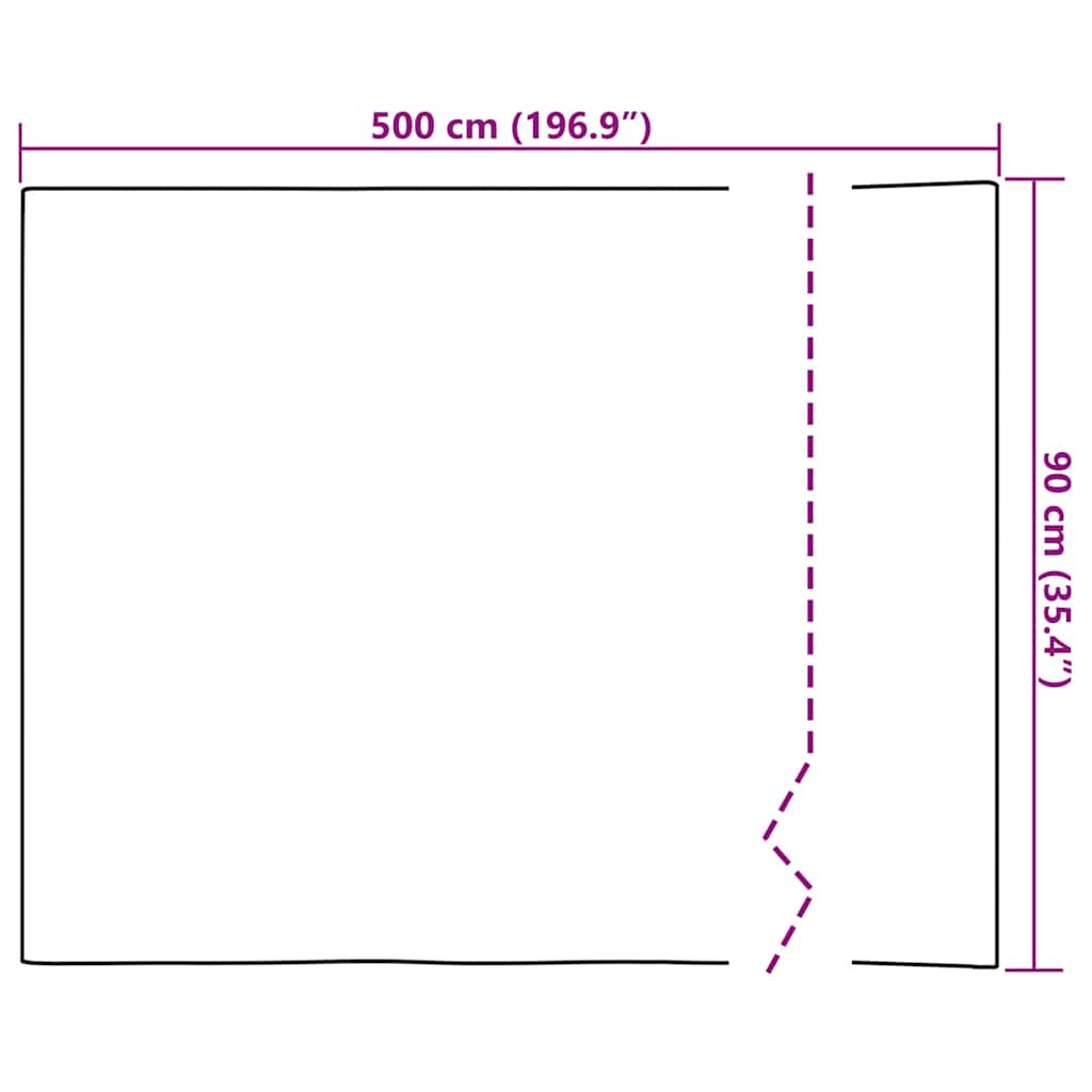 Iseliimuv mööblikile puiduimitatsiooniga, hele tamm, 500 × 90 cm - Pilt 8
