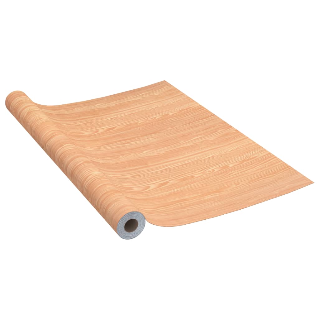 Iseliimuv mööblikile puiduimitatsiooniga, vaher, 500 × 90 cm - Pilt 2