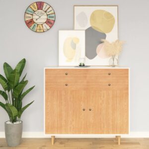 Iseliimuv mööblikile vahtra puiduimitatsiooniga 500 × 90 cm