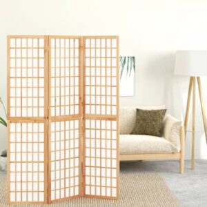 Naturaalne 3-paneeliga Jaapani stiilis sirm 120 × 170 cm