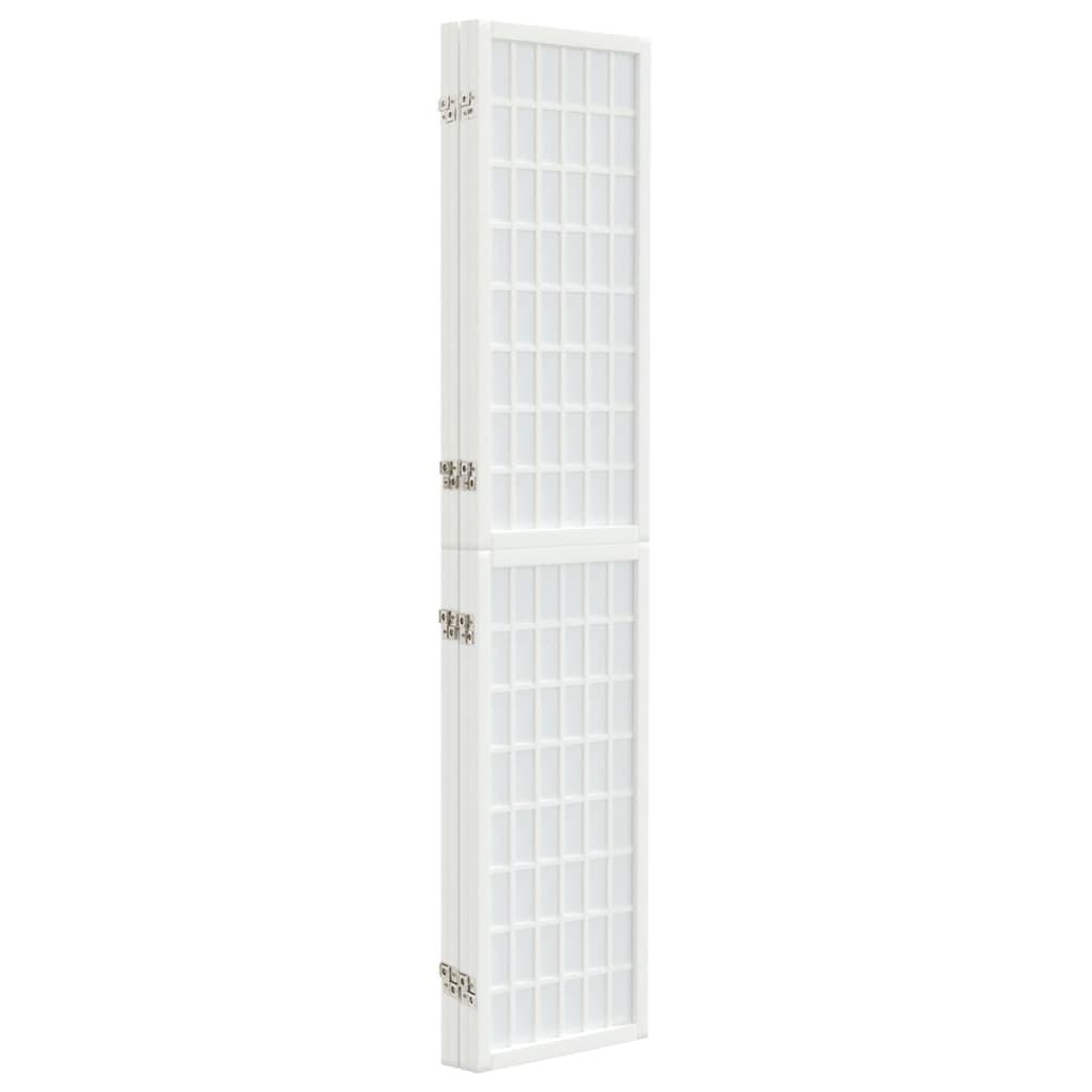 Kokkupandav 4-paneeliga Jaapani stiilis sirm 160 × 170 cm, valge - Pilt 4