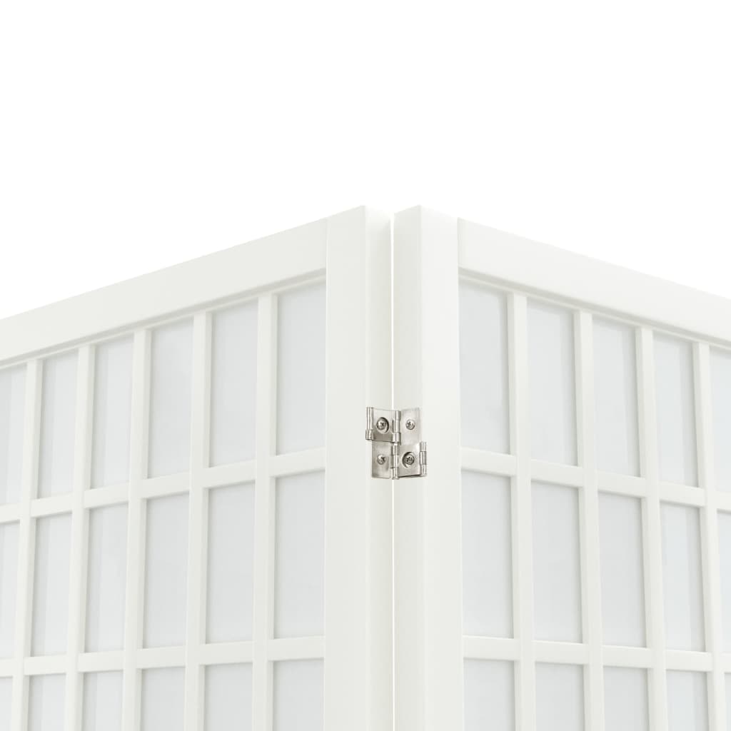 Kokkupandav 4-paneeliga Jaapani stiilis sirm 160 × 170 cm, valge - Pilt 6