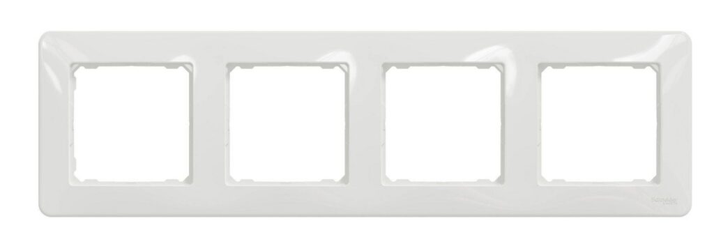 Schneider Electric Sedna Design valge 4-kohaline katteraam