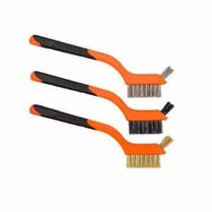Traatharjade komplekt 3-osaline teras messing ja nailon 18 cm