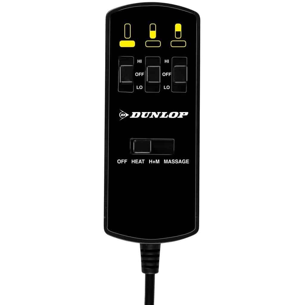 Massaaži- ja soojendusega autoistmekate Dunlop 2in1, 12 V
