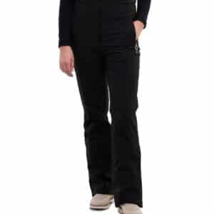 Luhta Joenkielinen mustad naiste suusapüksid reguleeritavate traksidega, veepidavus 20 000 mm