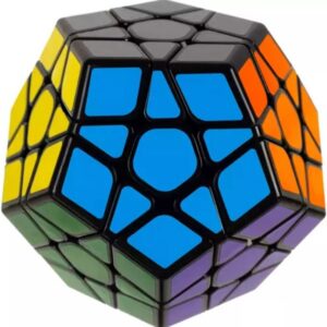 Värviline 12-tahuline Megaminx loogikakuubik viienurksete pööratavate külgedega